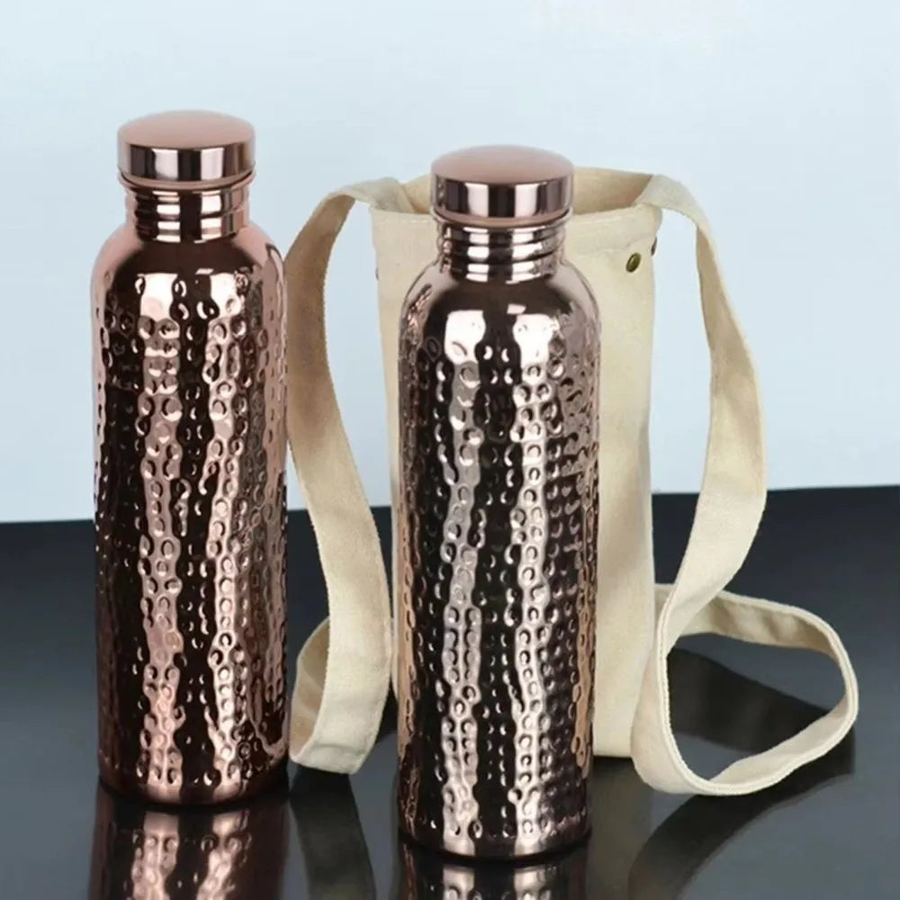 Copper luxury watter bottle