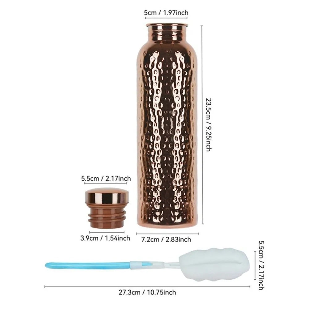 Copper luxury watter bottle