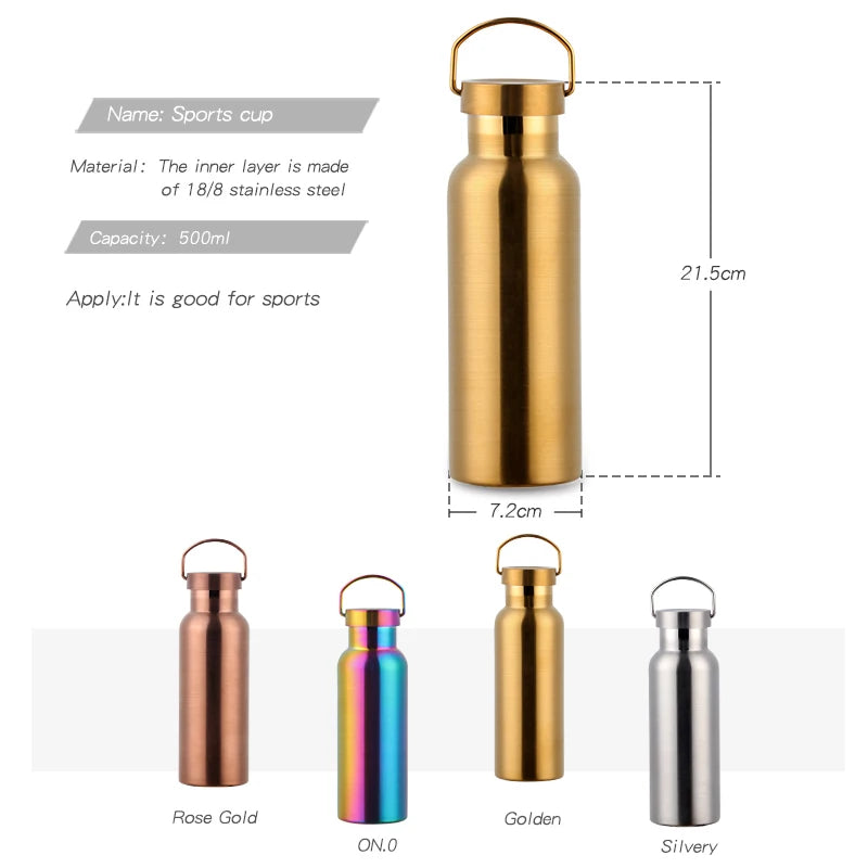 stainless steel luxury water bottle